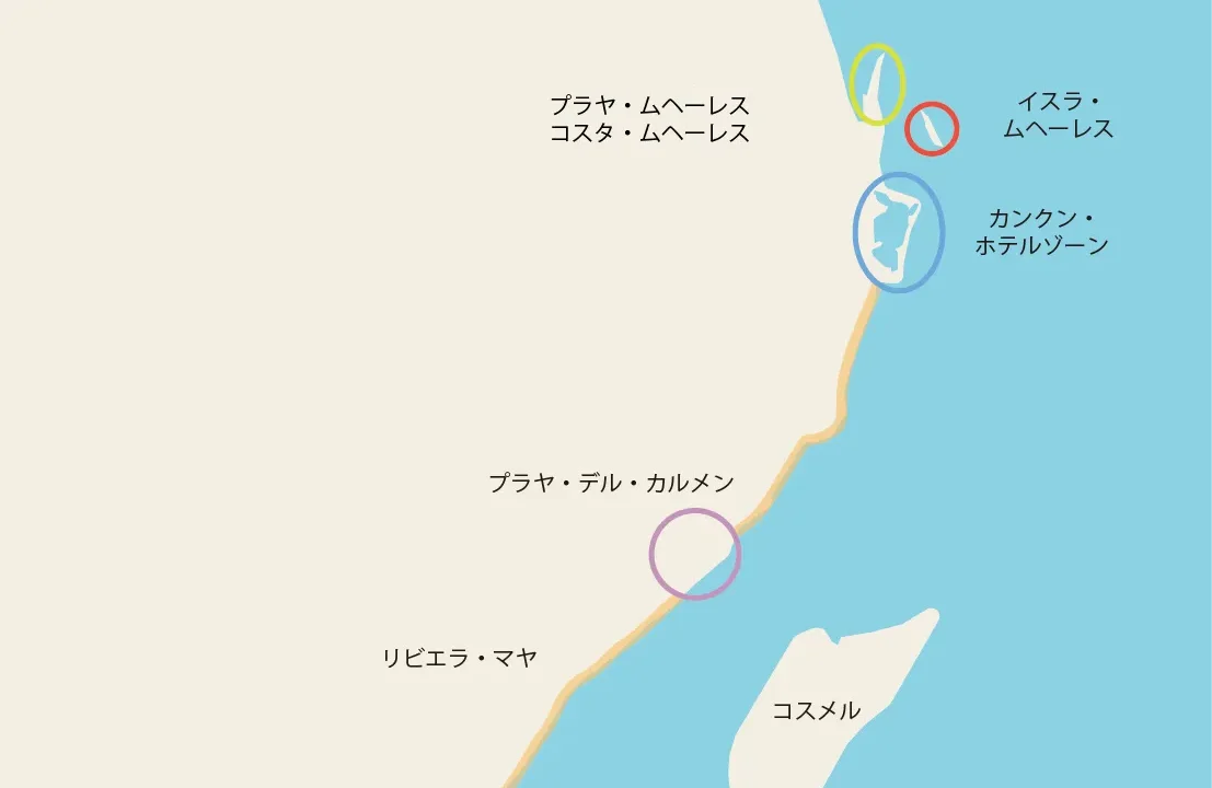 カンクンマップ