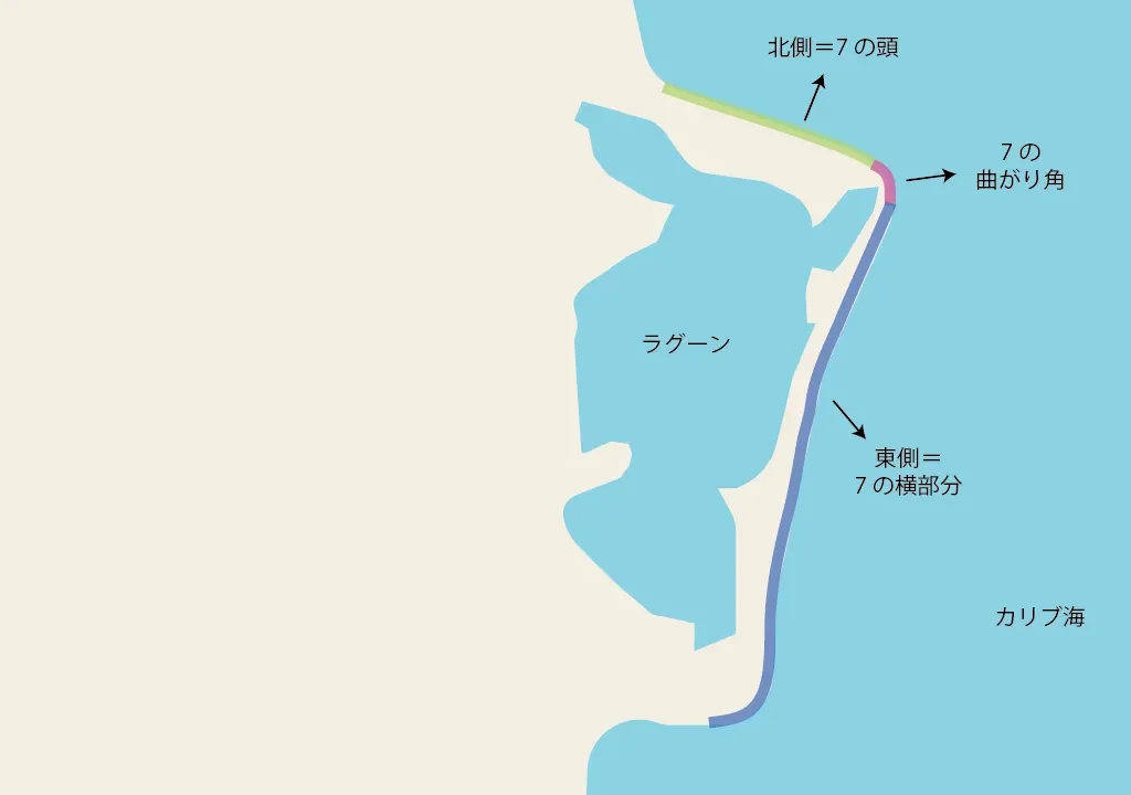カンクン　ホテルゾーン　地図