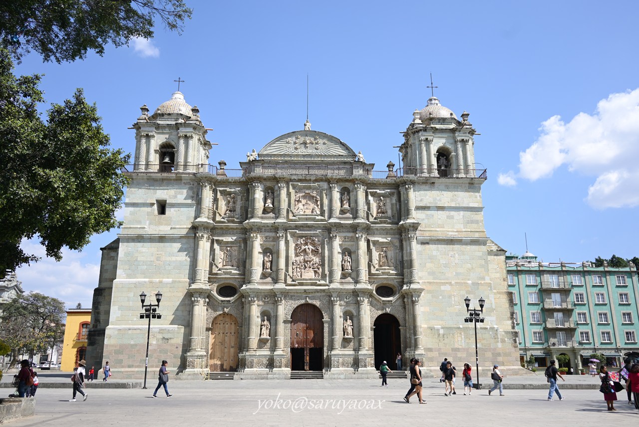 オアハカ市内観光、ソカロのカテドラル
