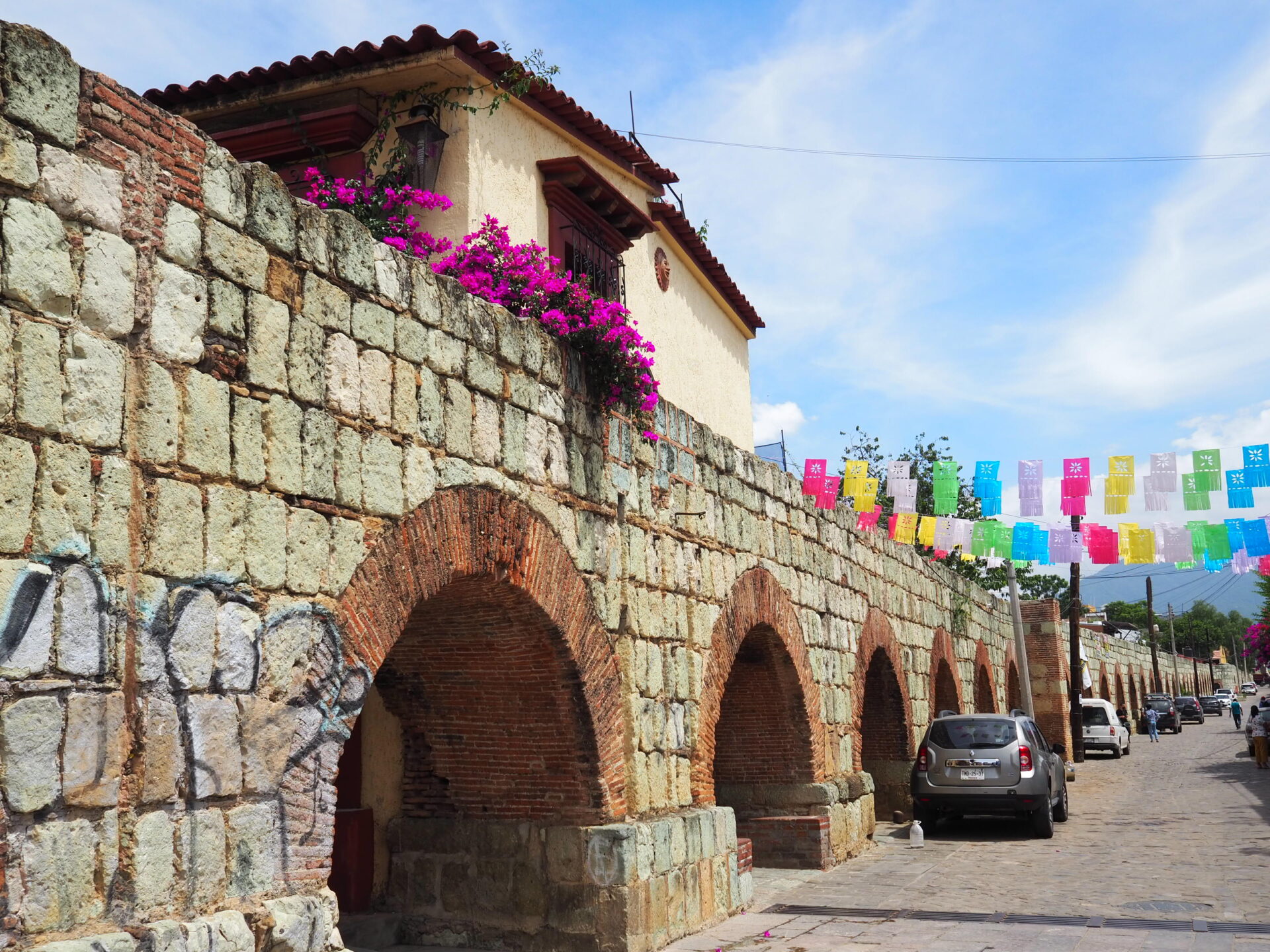 オアハカのガルシア・ビヒルの水道橋跡。ポチョーテ